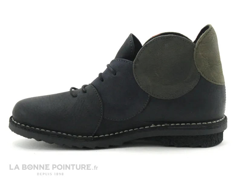 Achat chaussures Alce Shoes Femme Chaussure montante, vente Alce Shoes 7760 - Chaussure montante noire - cercles