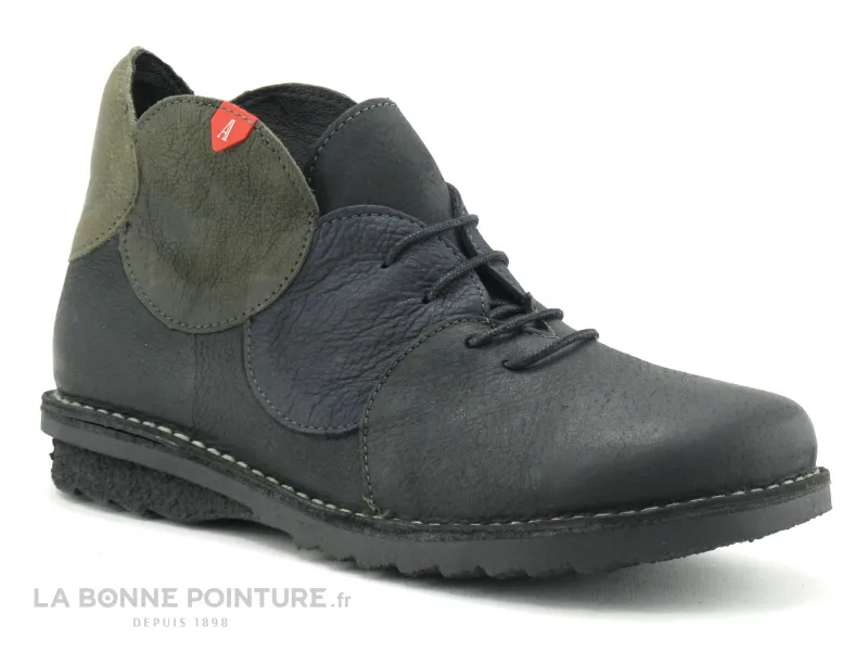 Achat chaussures Alce Shoes Femme Chaussure montante, vente Alce Shoes 7760 - Chaussure montante noire - cercles