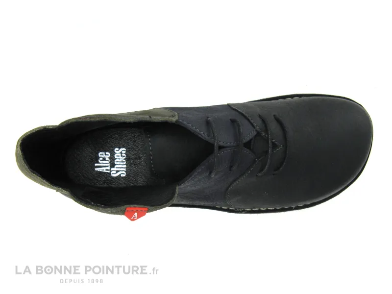 Achat chaussures Alce Shoes Femme Chaussure montante, vente Alce Shoes 7760 - Chaussure montante noire - cercles