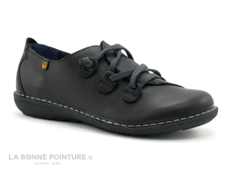 Achat chaussures Jungla Femme Chaussure basse / Derby, vente Jungla 5818 Noir - Lacet elastique - Chaussure basse Femme