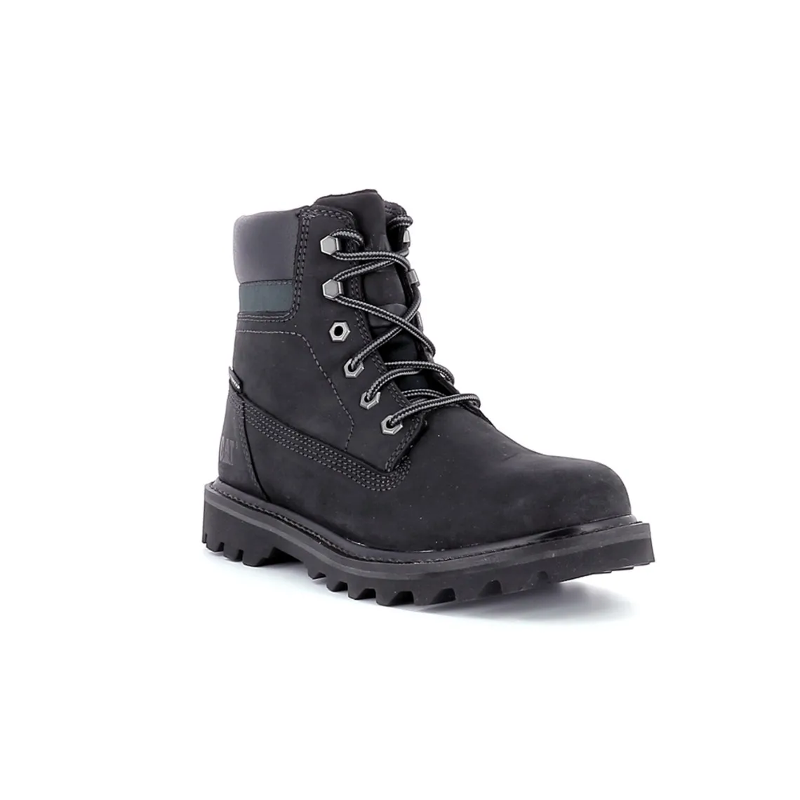 Boots homme black DepleteWP noir en cuir Caterpillar - Boots et bottines Homme sur MenCorner