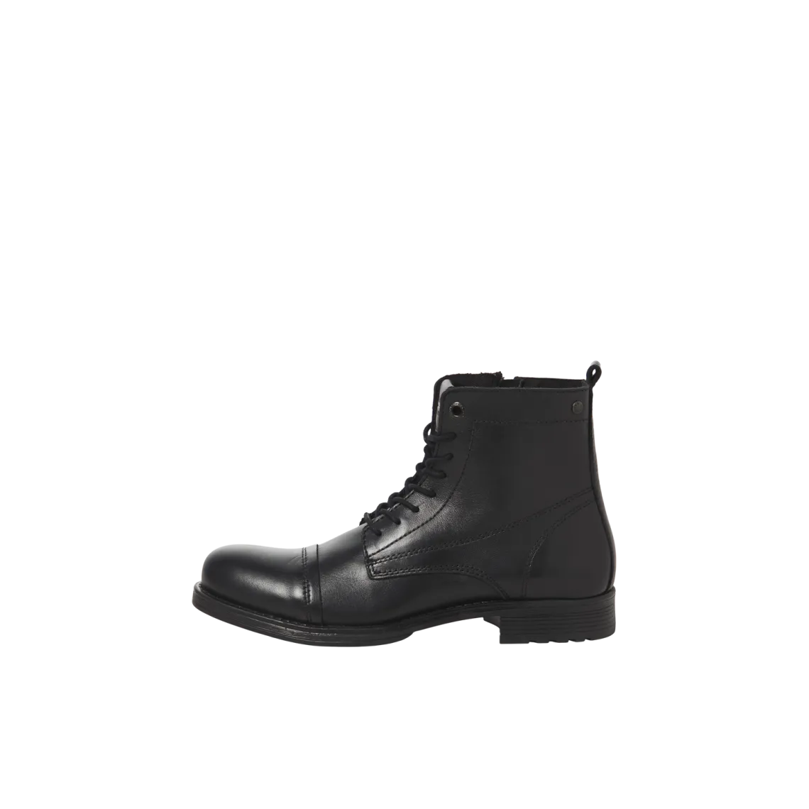 Bottes homme anthracite lacets cuir Sean Jack & Jones - Boots et bottines Homme sur MenCorner