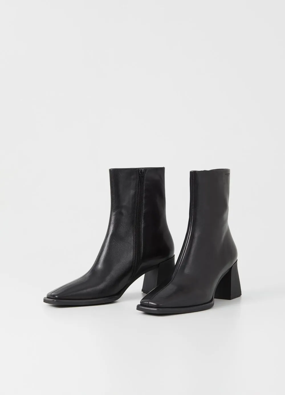 Bottines en cuir certifié | noir "hedda - black" femme - Vagabond