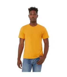 Canvas t-shirt à manches courtes homme jaune foncé Bella + Canvas