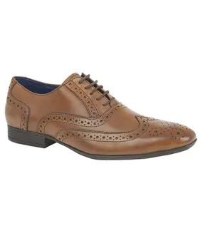 Chaussures de ville en cuir homme fauve Route 21