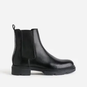 Chelsea boots TEXTO noir éco-conçu en cuir - Boots / bottines Femme | ERAM