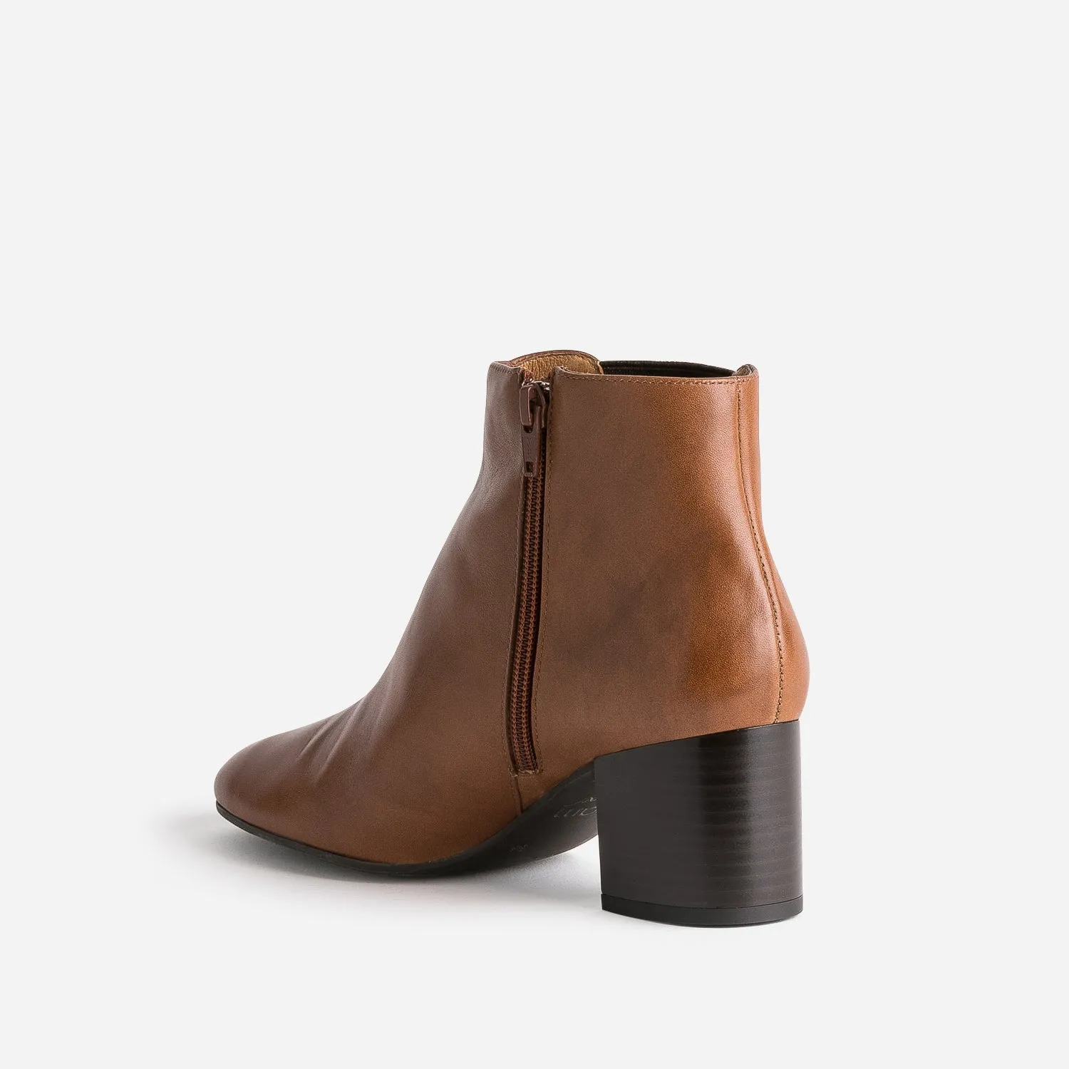 Chelsea boots à talon ERAM FLEX marron en cuir - Boots / bottines Femme | ERAM