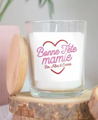 Coussin Bonne fête Mamie personnalisé