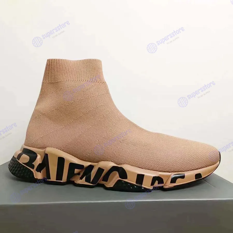 Designer Speed Trainer Casual Ballerina Chaussures À Vendre À Lacets Mode Chaussettes Plates Bottes Vitesse 2.0 Hommes Femmes Ru