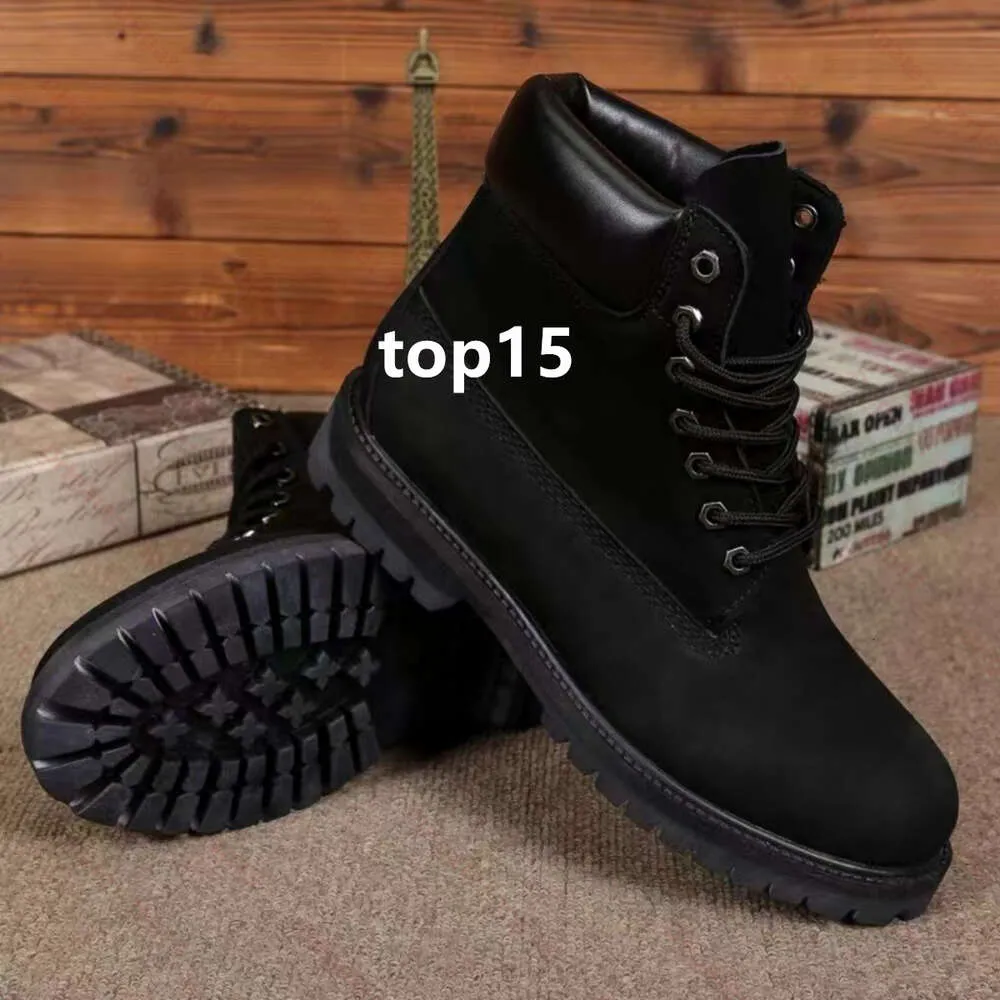 Designer Timberlan Boots Boots Chaussures Men Boots Boots Imperproofing Classic Martin Shoe Cowboy Jaune Rouge Bleu Noir Rose Ra