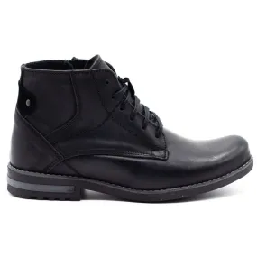 KOMODO Bottes d'hiver pour hommes noires 731K le noir