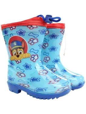 La Pat' Patrouille - Bottes garçon imprimé La Pat' Patrouille - Bleu clair