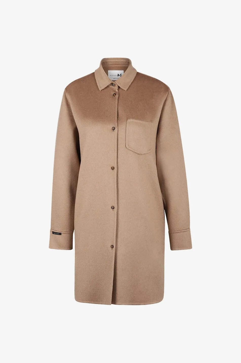 Manteau mi-long en cachemire