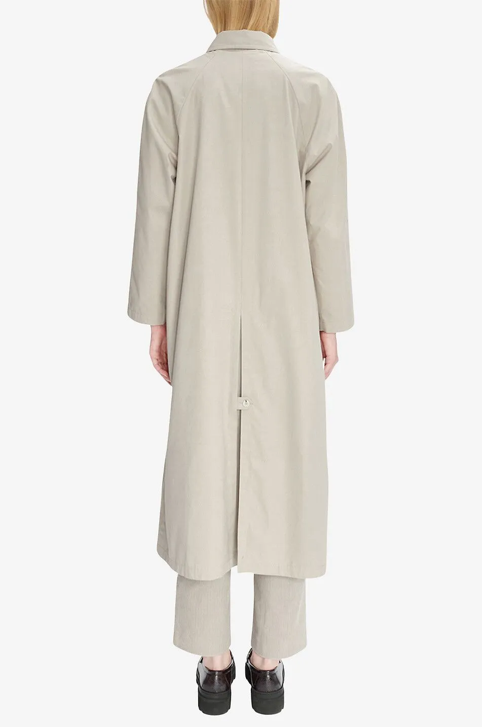 Manteau mi-long en gabardine Gaia