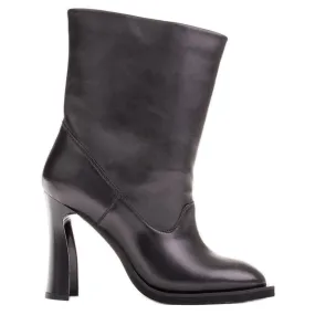 Marco Shoes Bottines en cuir souple le noir