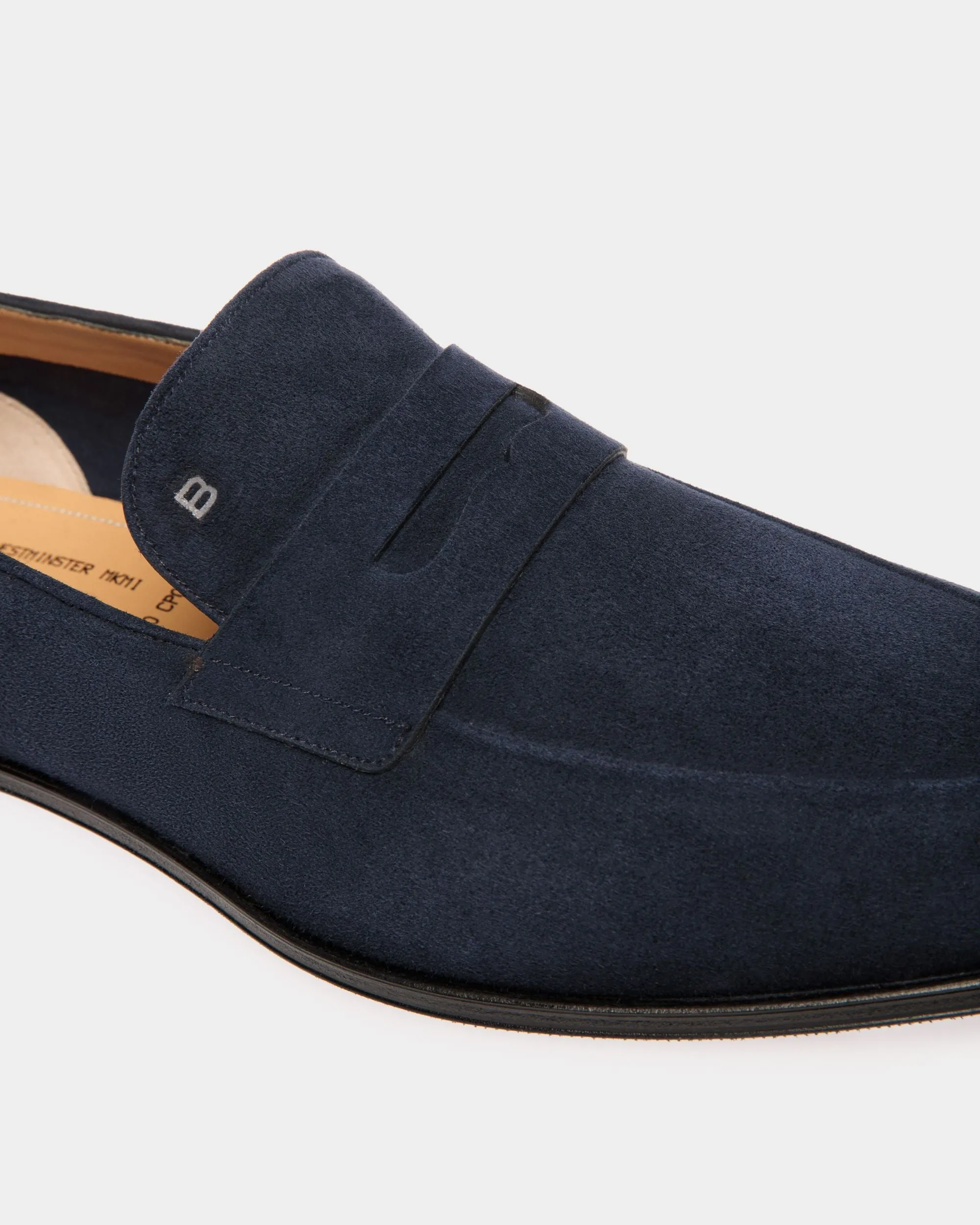 Mocassin Westminster En Cuir Suédé Navy Blue