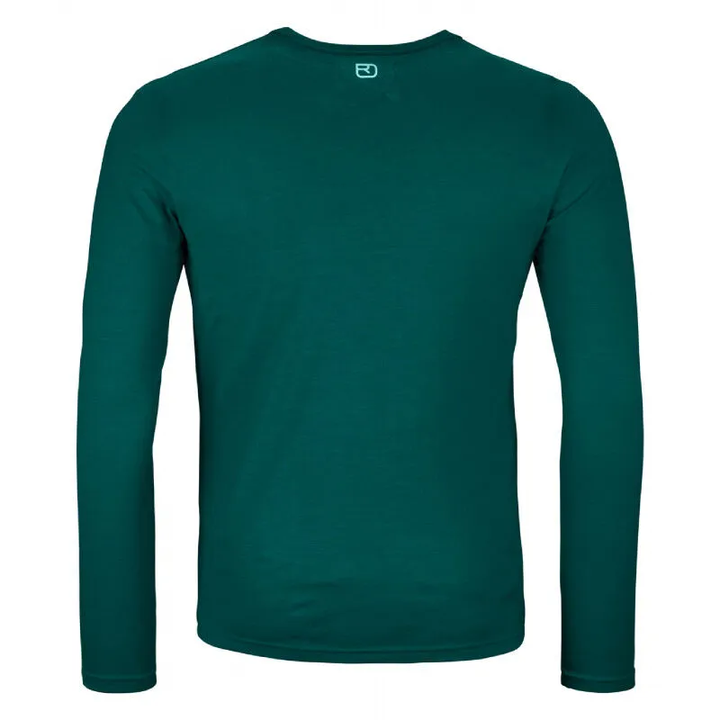 Ortovox 185 Merino Brand Outline LS - Sous-vêtement mérinos homme | Hardloop