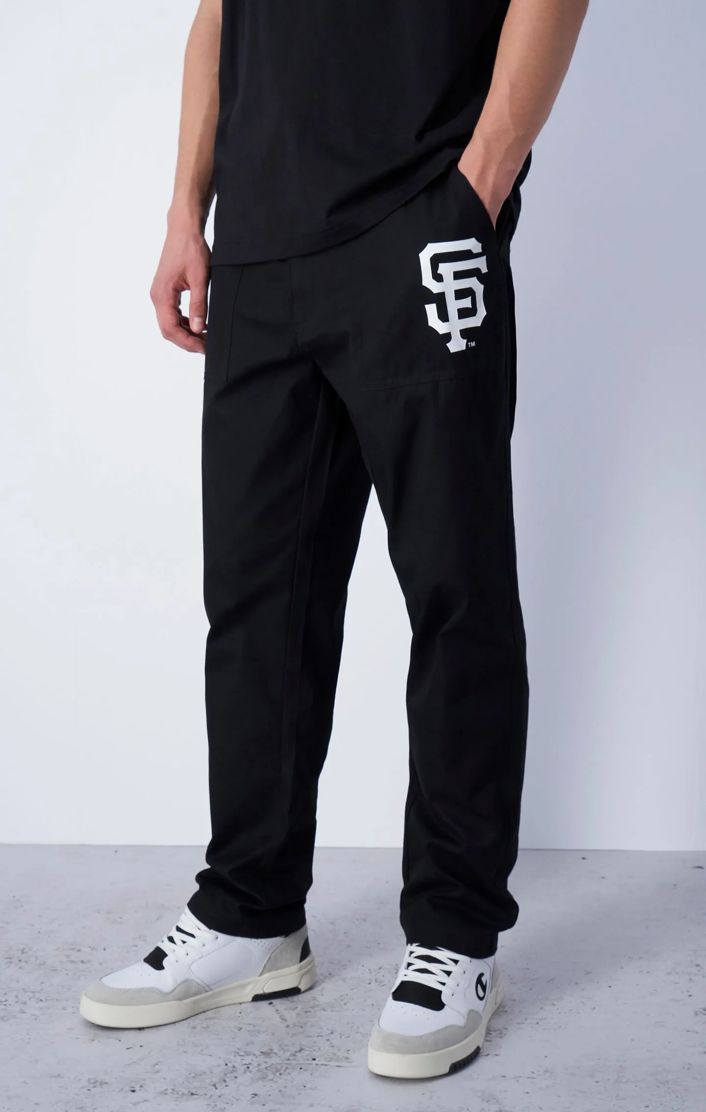 Pantalon en coton brodé MLB | Champion France