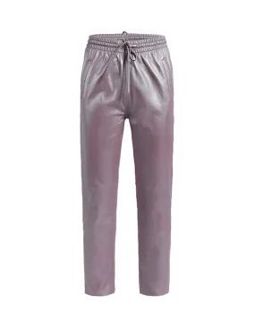 Pantalon jogpant en cuir Oakwood Gift Metal Ref 60959 Nude