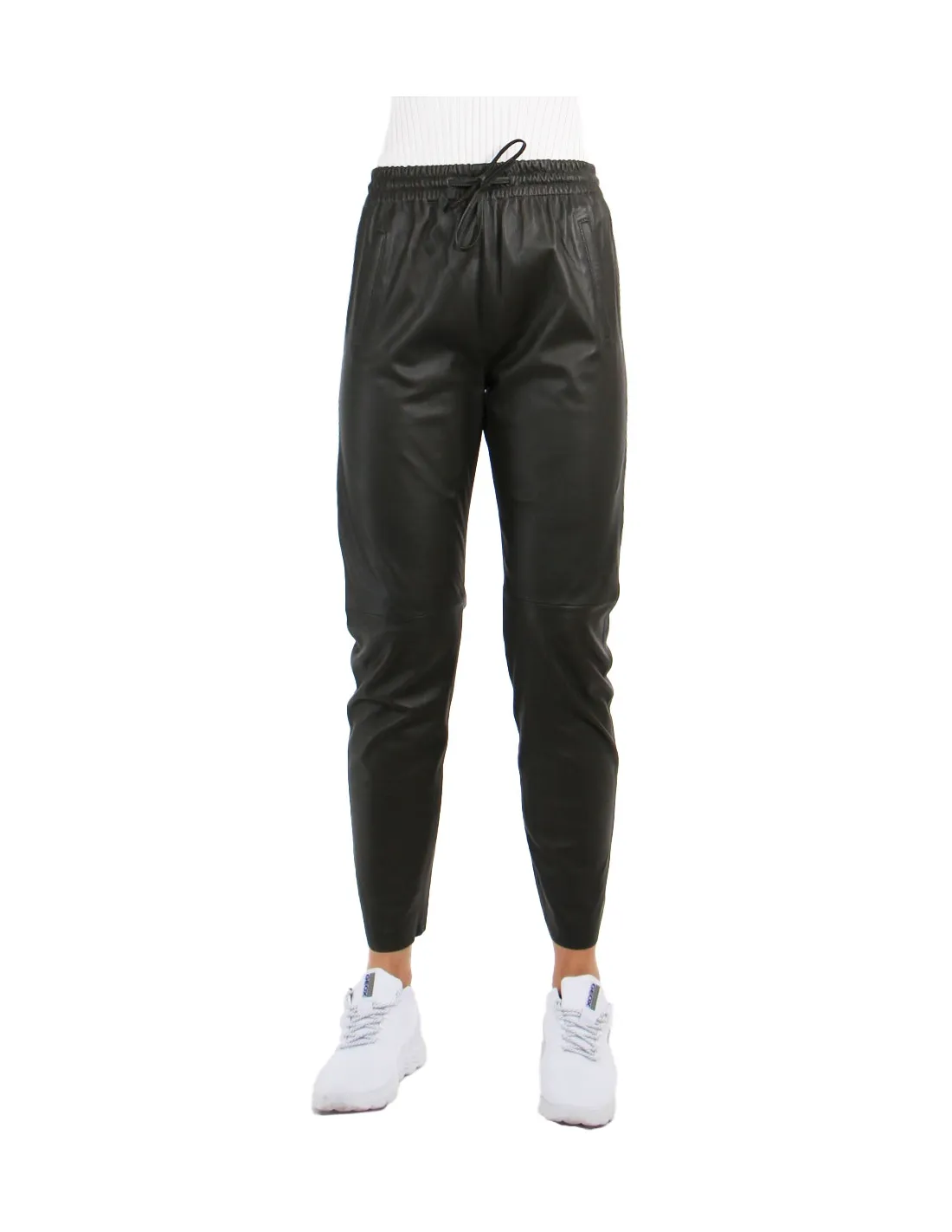 Pantalon Oakwood Gift en cuir ref 50426 Kaki