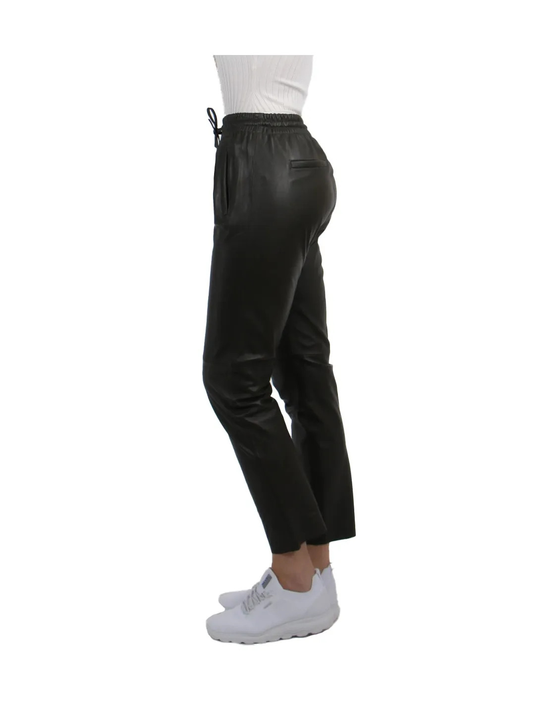 Pantalon Oakwood Gift en cuir ref 50426 Kaki