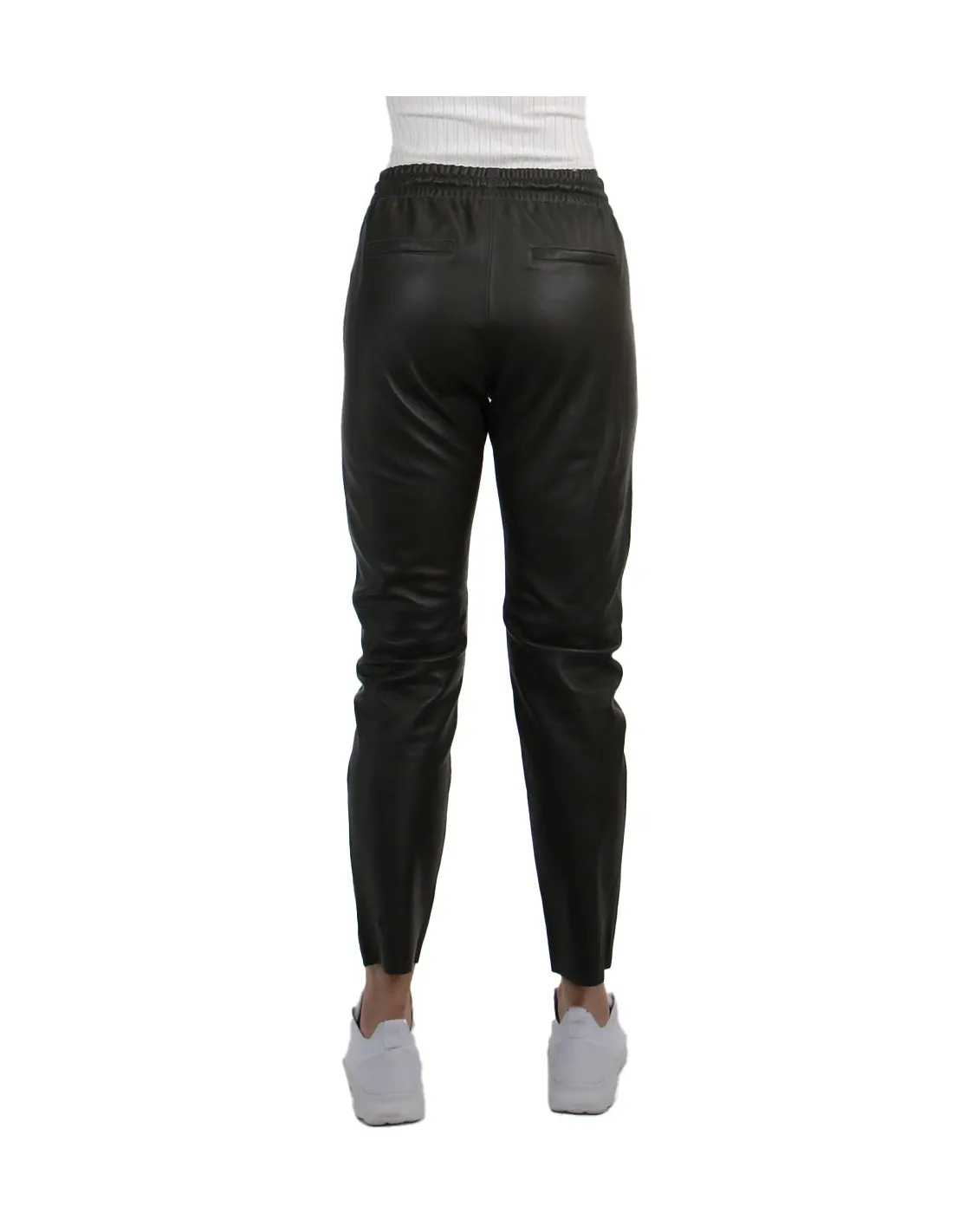 Pantalon Oakwood Gift en cuir ref 50426 Kaki