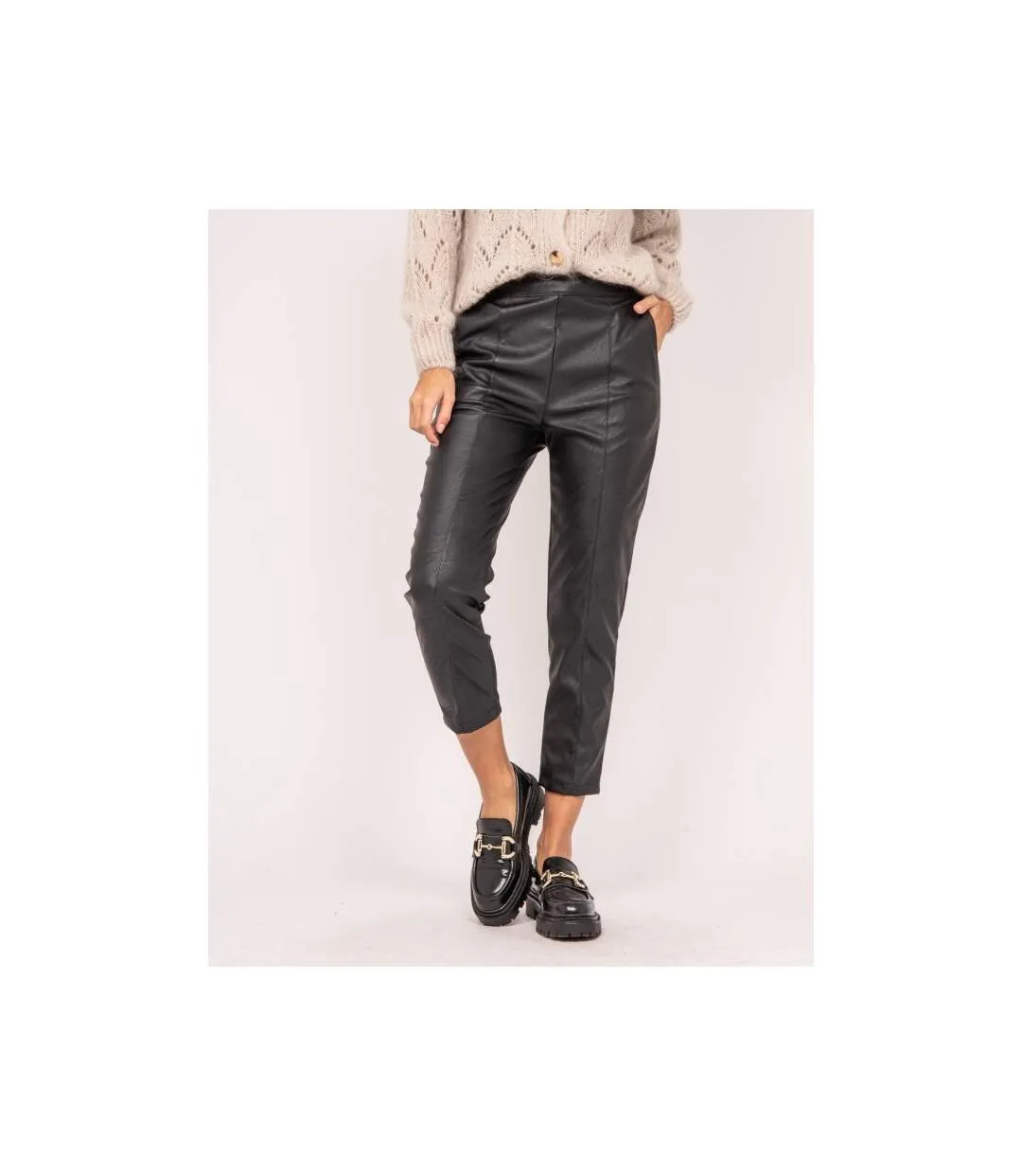 Pantalon simili cuir EMBER - Dona X Lisa