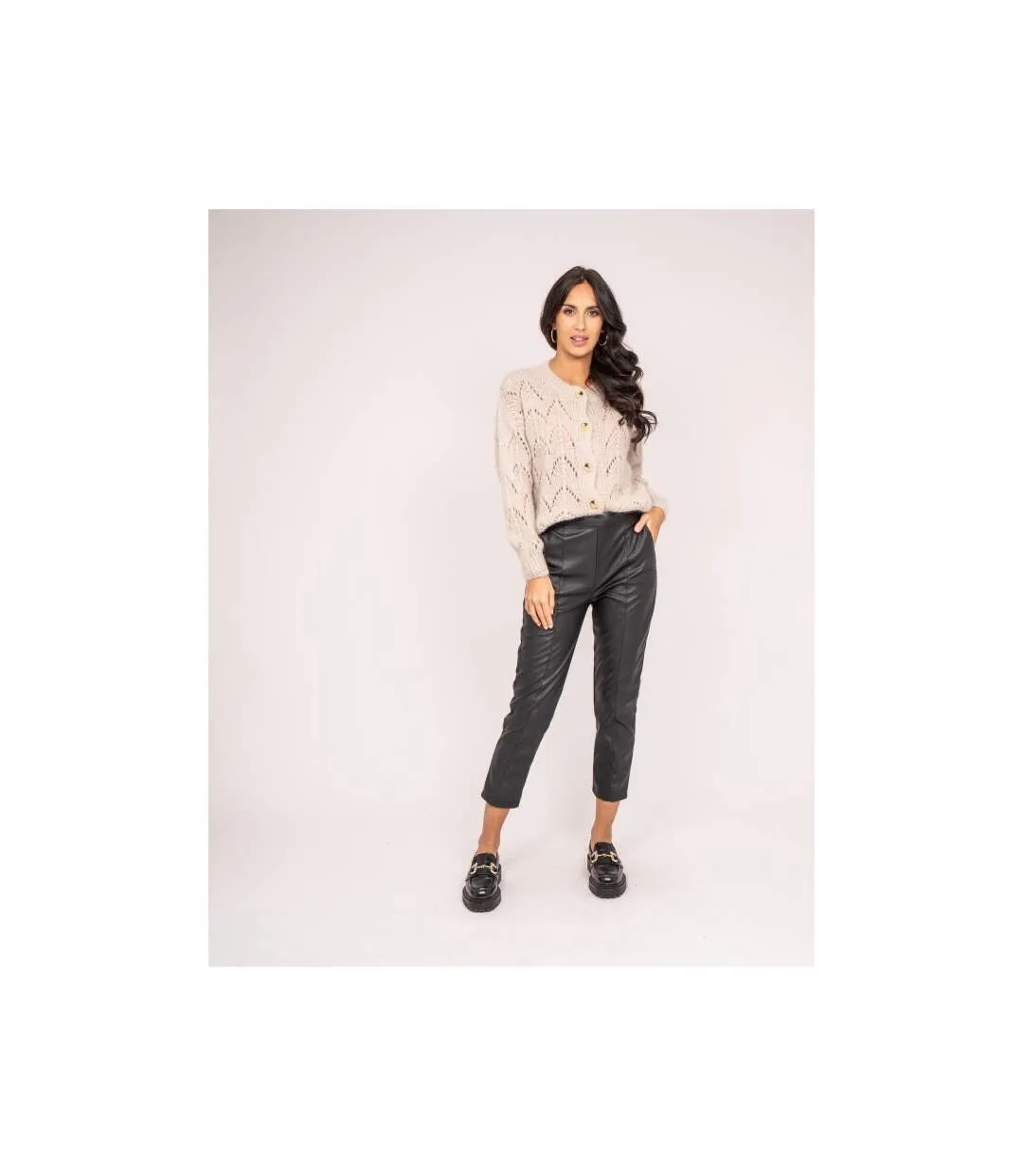 Pantalon simili cuir EMBER - Dona X Lisa