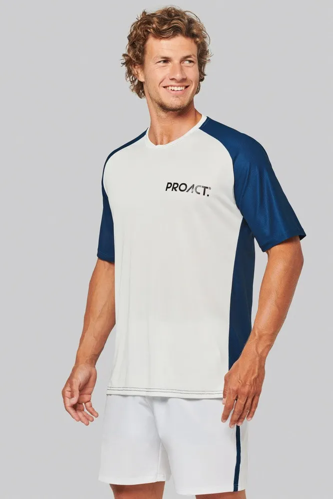 PROACT PA4030 - T-shirt de padel bicolore à manches raglan homme