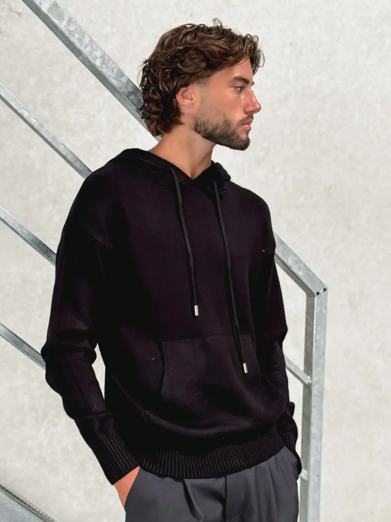 Pull à capuche Arthur - Noir