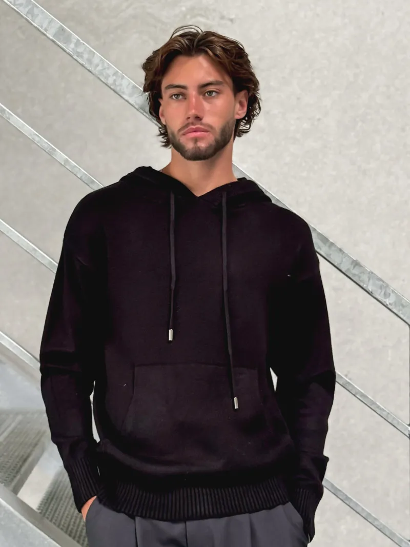 Pull à capuche Arthur - Noir