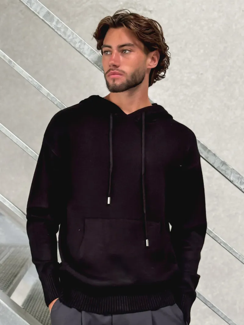 Pull à capuche Arthur - Noir