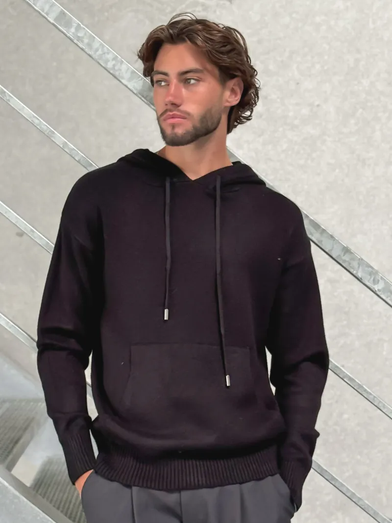 Pull à capuche Arthur - Noir