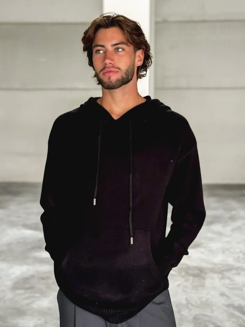 Pull à capuche Arthur - Noir