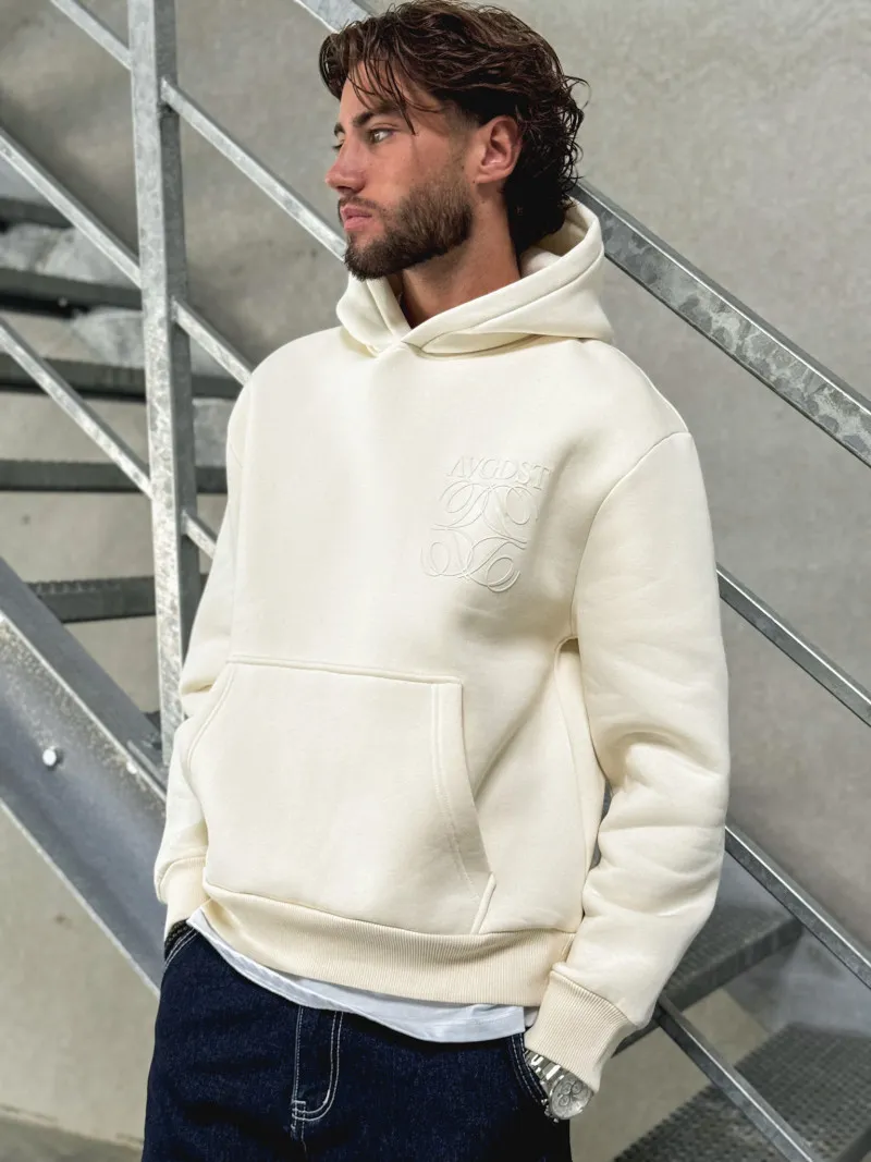 Pull à capuche Ben - Crème