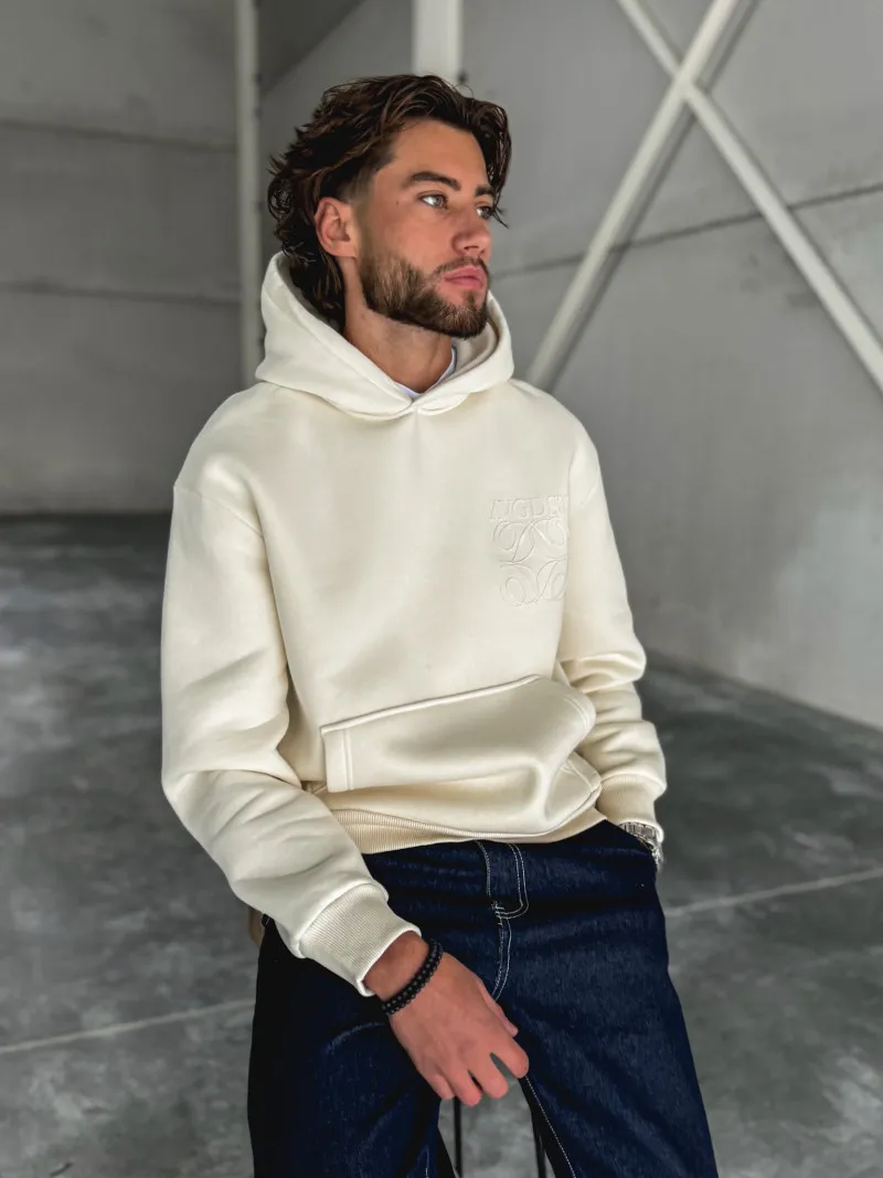 Pull à capuche Ben - Crème