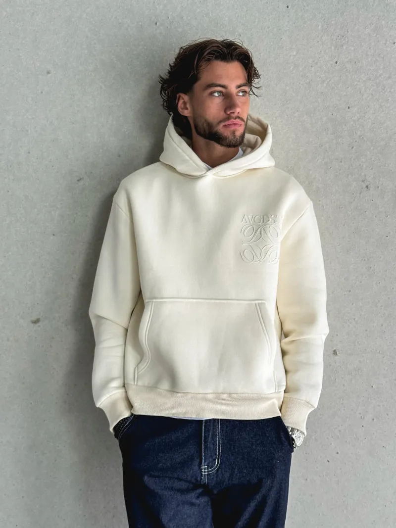 Pull à capuche Ben - Crème