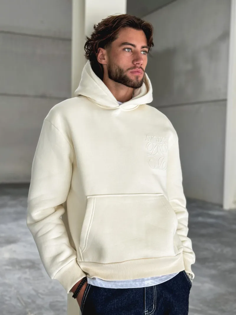 Pull à capuche Ben - Crème