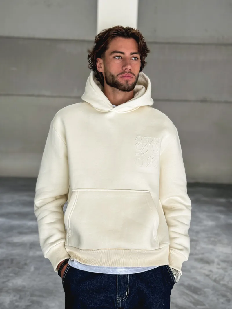 Pull à capuche Ben - Crème