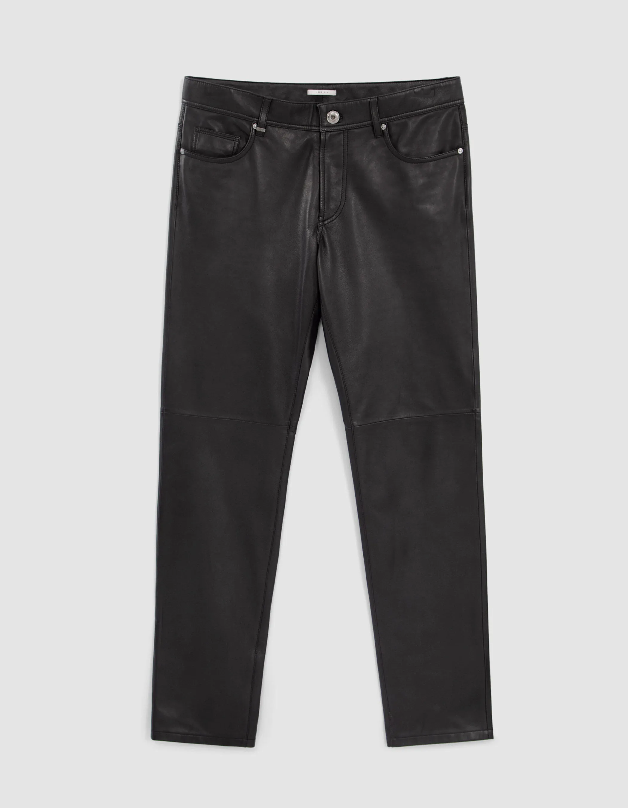 Pure Edition - Pantalon SLIM noir cuir Chrome free Homme