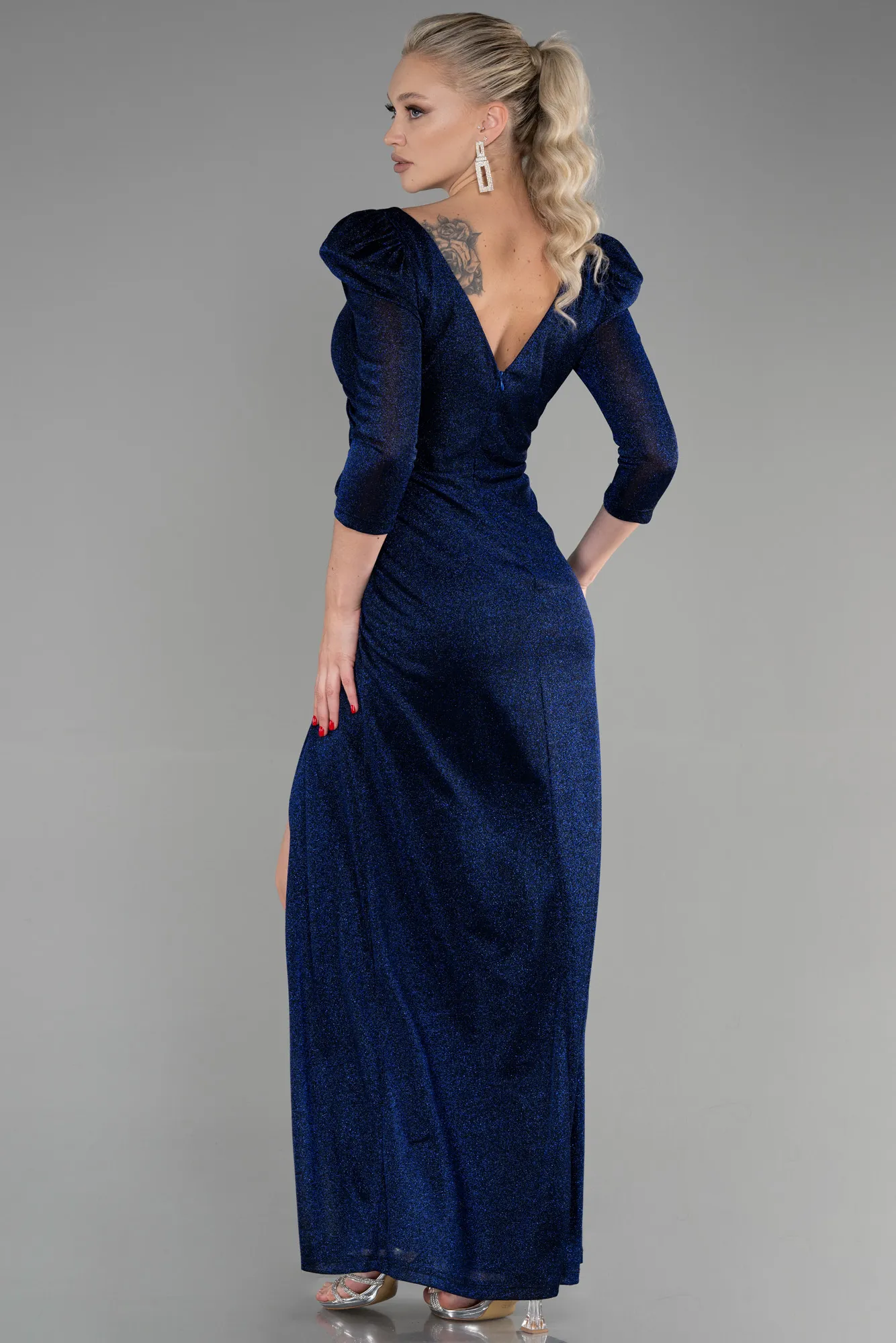 Robe de Soirée Longue Cuivre ABU3996