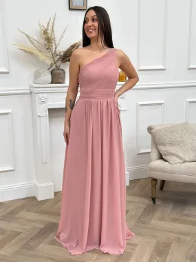 Robe longue Maëlys Vieux Rose