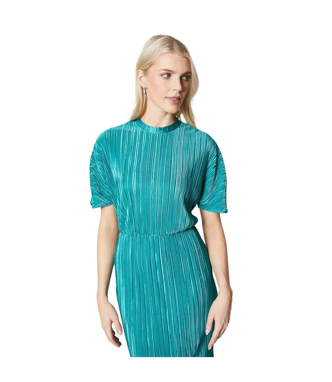 Robe mi-longue femme vert Principles