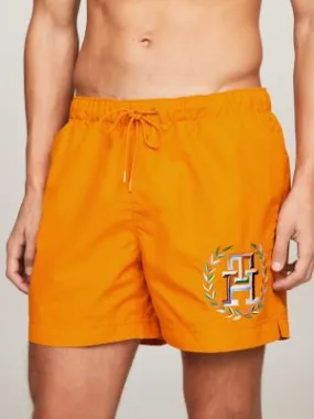 Short de bain mi-long TH Monogram | Orange | Tommy Hilfiger