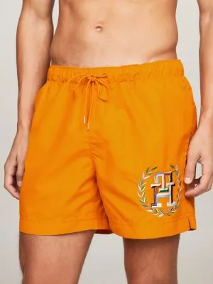 Short de bain mi-long TH Monogram | Orange | Tommy Hilfiger