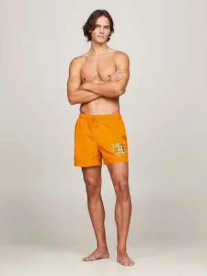 Short de bain mi-long TH Monogram | Orange | Tommy Hilfiger