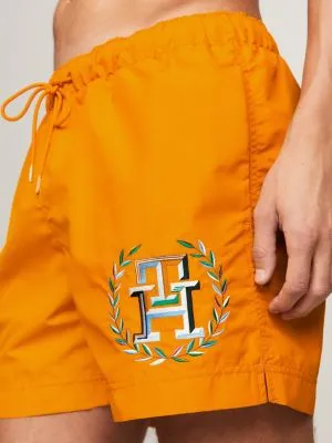 Short de bain mi-long TH Monogram | Orange | Tommy Hilfiger