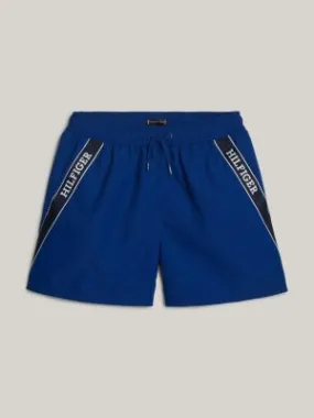 Short de bain mi-long Twist Hilfiger Monotype | Bleu | Tommy Hilfiger