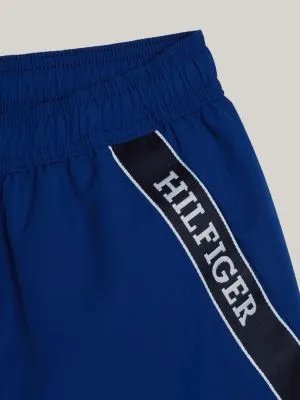 Short de bain mi-long Twist Hilfiger Monotype | Bleu | Tommy Hilfiger