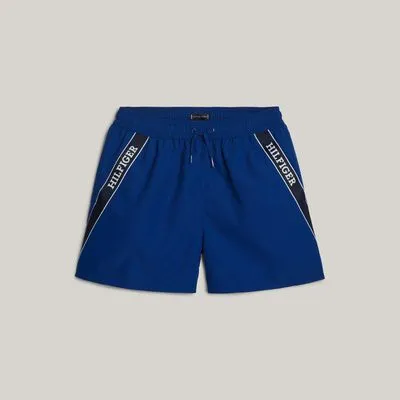 Short de bain mi-long Twist Hilfiger Monotype | Bleu | Tommy Hilfiger